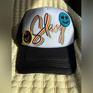 Custom “slay” trucker hat!!!